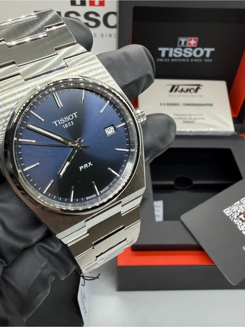 Tissot PRX blue Men's Watch 40mm Quartz - T137.410.11.041.00